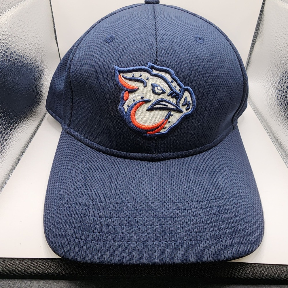 OC Sports Lehigh Valley IronPigs Hat Mens OSFM Navy Blue Mesh Adjustable Cap